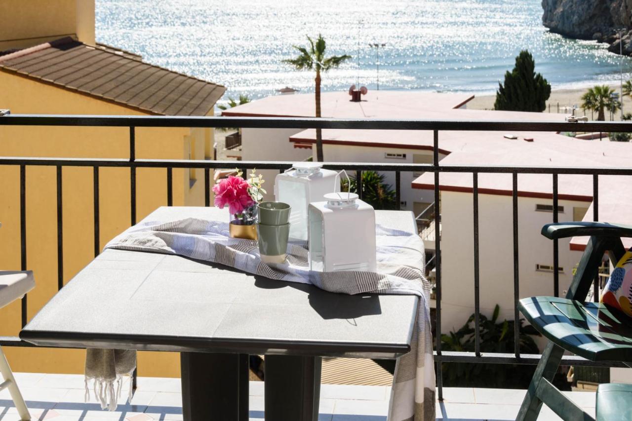 Wintowinrentals 1St Linea De Playa Vista Al Mar Y Piscina La Cala Del Moral Exterior photo